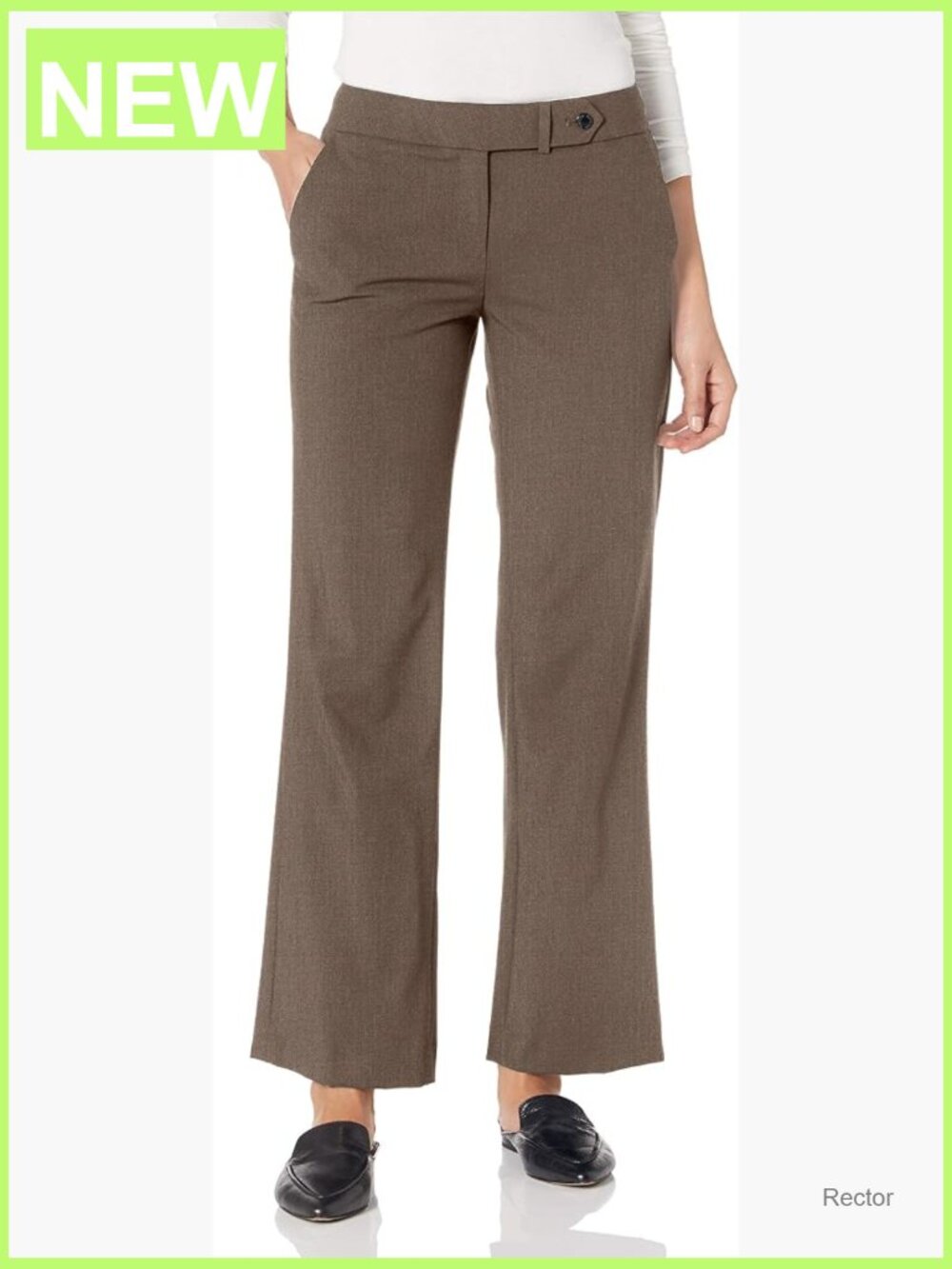 Modern Fit Suit Pant - Straight Leg Ankle Work Pants